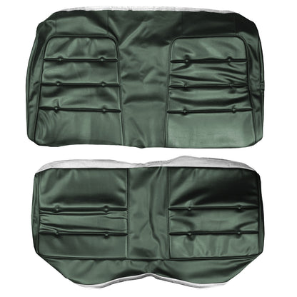 74 CHARGER/SATELLITE/ROADRUNNER HARDTOP REAR UPHOLSTERY - JADE GREEN