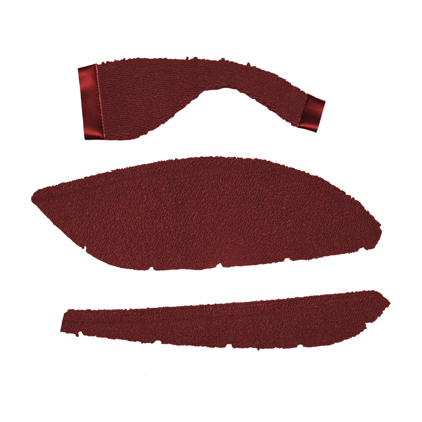 66-68 CHRYSLER/DODGE/PLYMOUTH B & C-BODY (AUTOMATIC) CONSOLE CARPET - MAROON (LOOP)