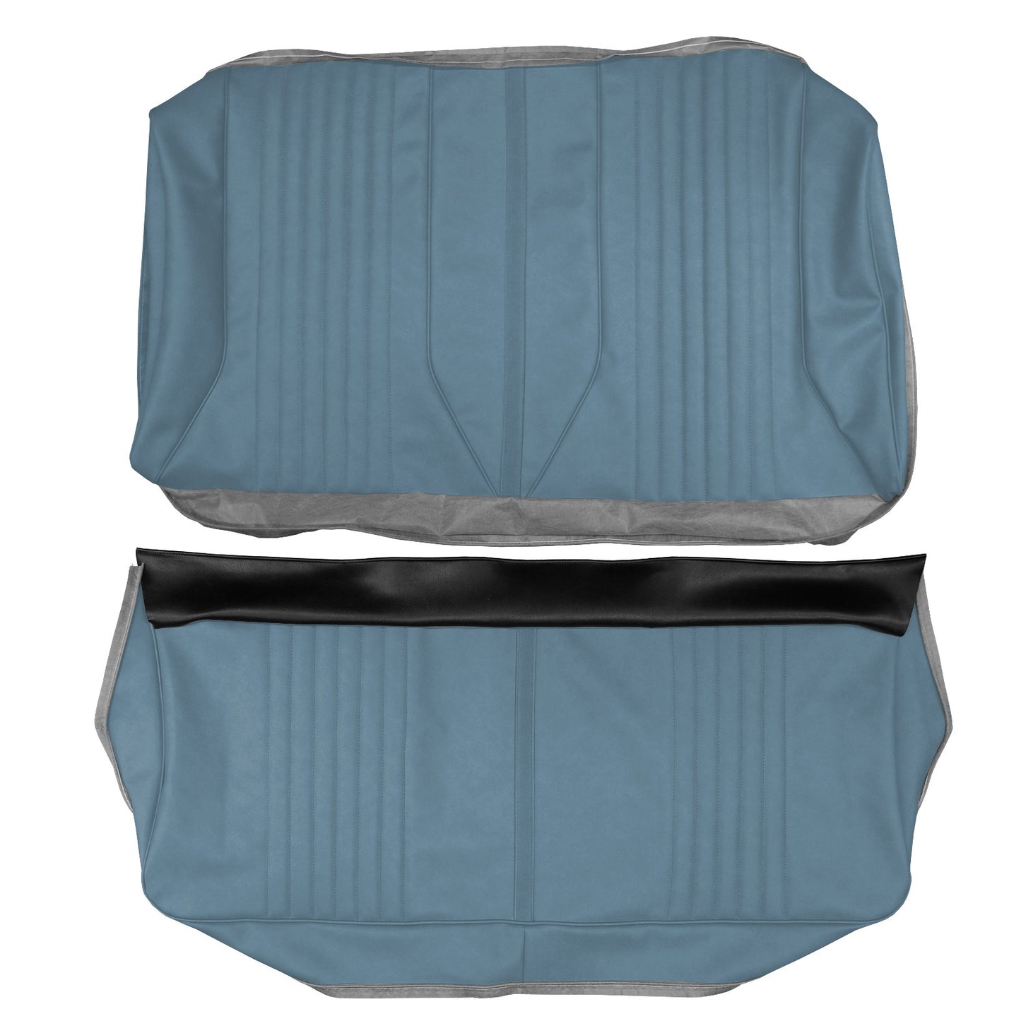 70 SKYLARK/GS "STANDARD" SPORT COUPE REAR UPHOLSTERY - BLUE