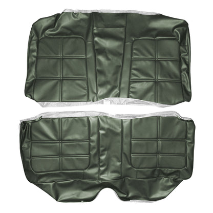 69 CHARGER SE HARDTOP REAR UPHOLSTERY - GREEN