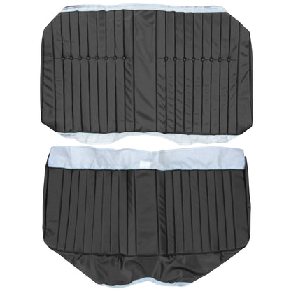 64 SKYLARK SPORT COUPE REAR UPHOLSTERY - BLACK