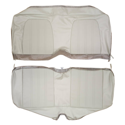 74 JAVELIN/AMX/MATADOR HARDTOP REAR UPHOLSTERY - SRM WHITE KNIT/WHITE