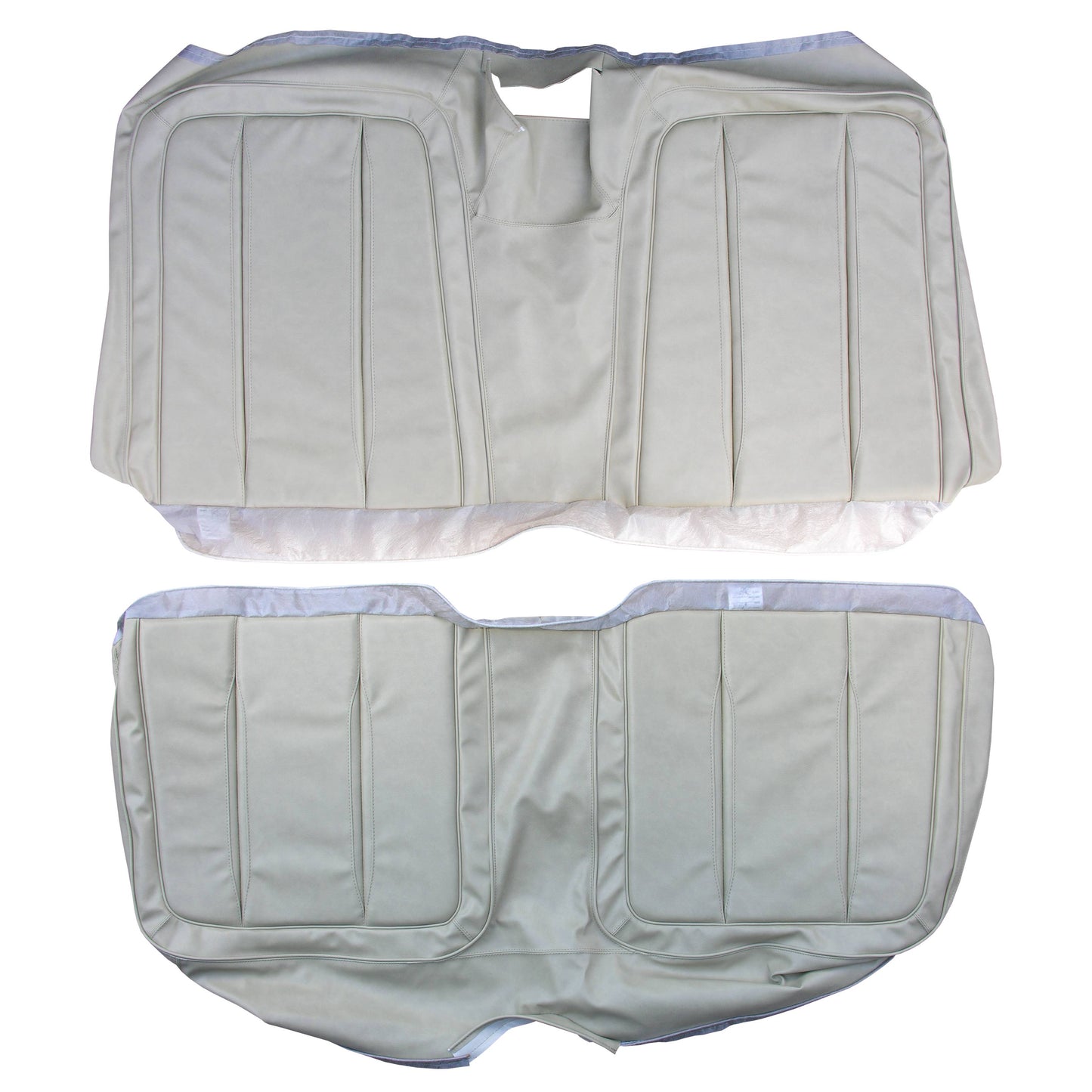 71 CHRYSLER 300/NEWPORT HARDTOP REAR UPHOLSTERY - WHITE