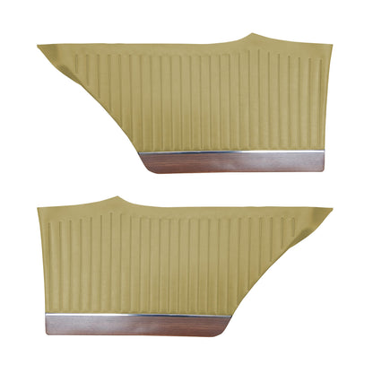 71 CHARGER RT/500/SUPERBEE HARDTOP UPPER REAR PANELS - EMBER GOLD