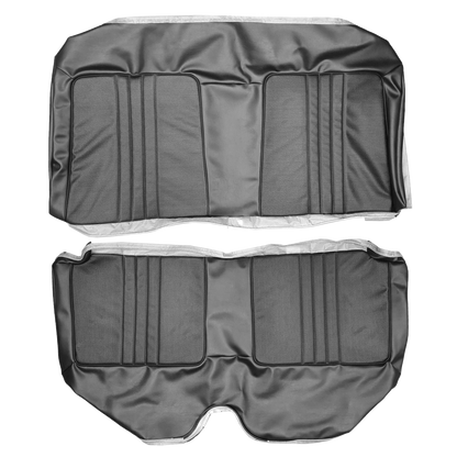 69 BELVEDERE/ROADRUNNER/CORONET HTP/SDN REAR UPHOLSTERY - BLACK