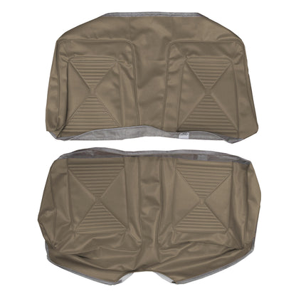 65 DART GT CONVERTIBLE REAR UPHOLSTERY - FAWN TAN