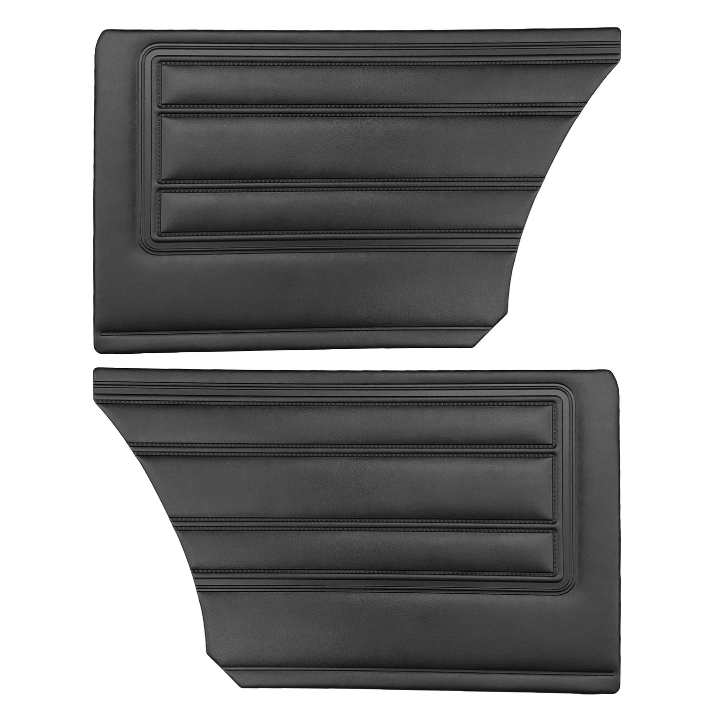 68 BARRACUDA "STANDARD" HARDTOP REAR PANELS - BLACK