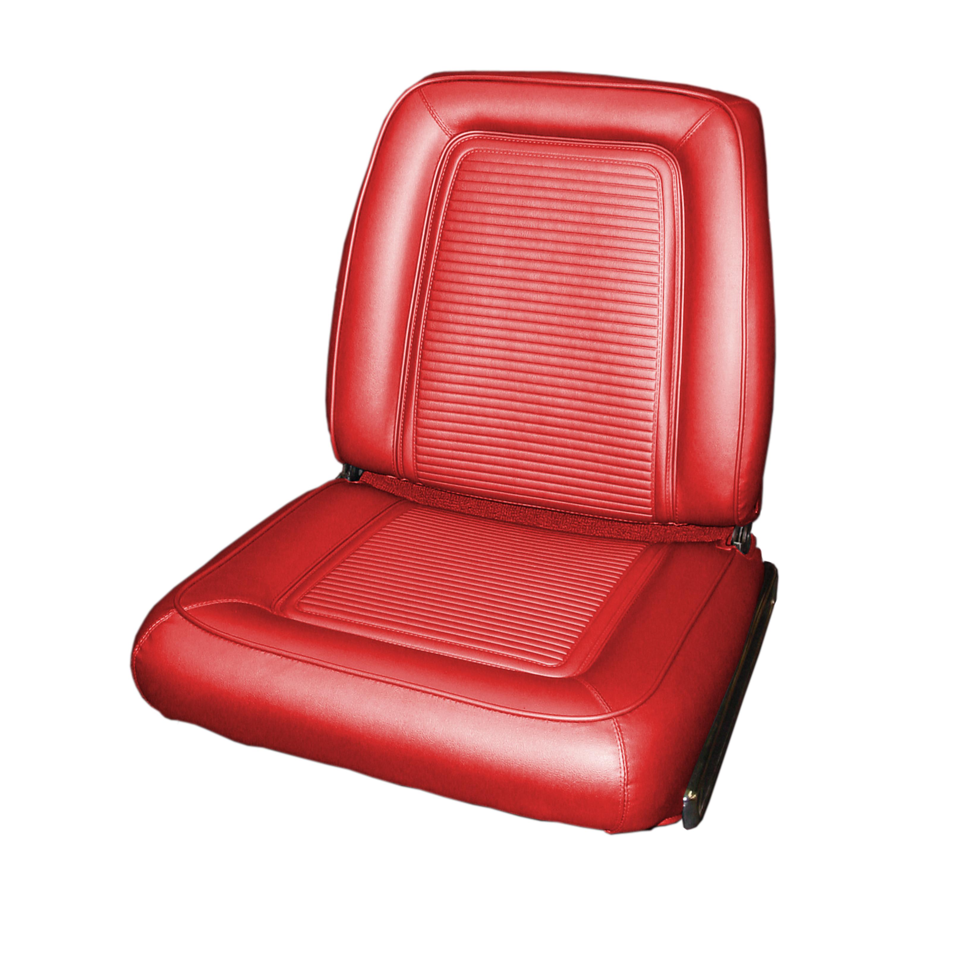 64/65 Barracuda & 65 Valiant Bucket Upholstery - Red - Legendary