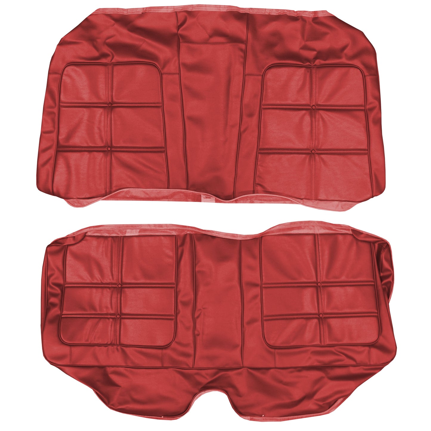 69 CHARGER/DAYTONA HARDTOP REAR UPHOLSTERY - RED