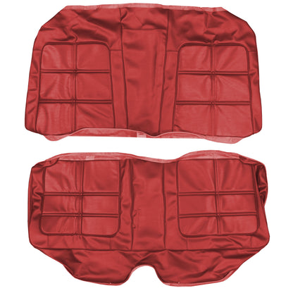 69 CHARGER/DAYTONA HARDTOP REAR UPHOLSTERY - RED