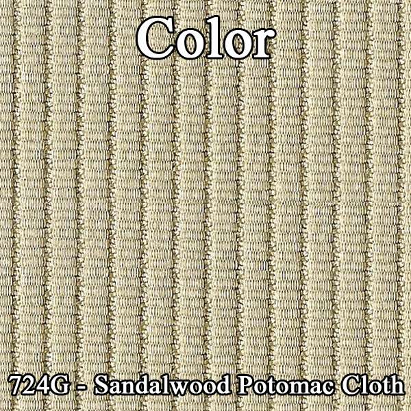 72 FIREBIRD/TRANS AM "DELUXE CLOTH" UPPER DOOR PANELS (UNASSEMBLED) - SRM SANDALWOOD POTOMAC CLOTH/SRM SANDALWOOD