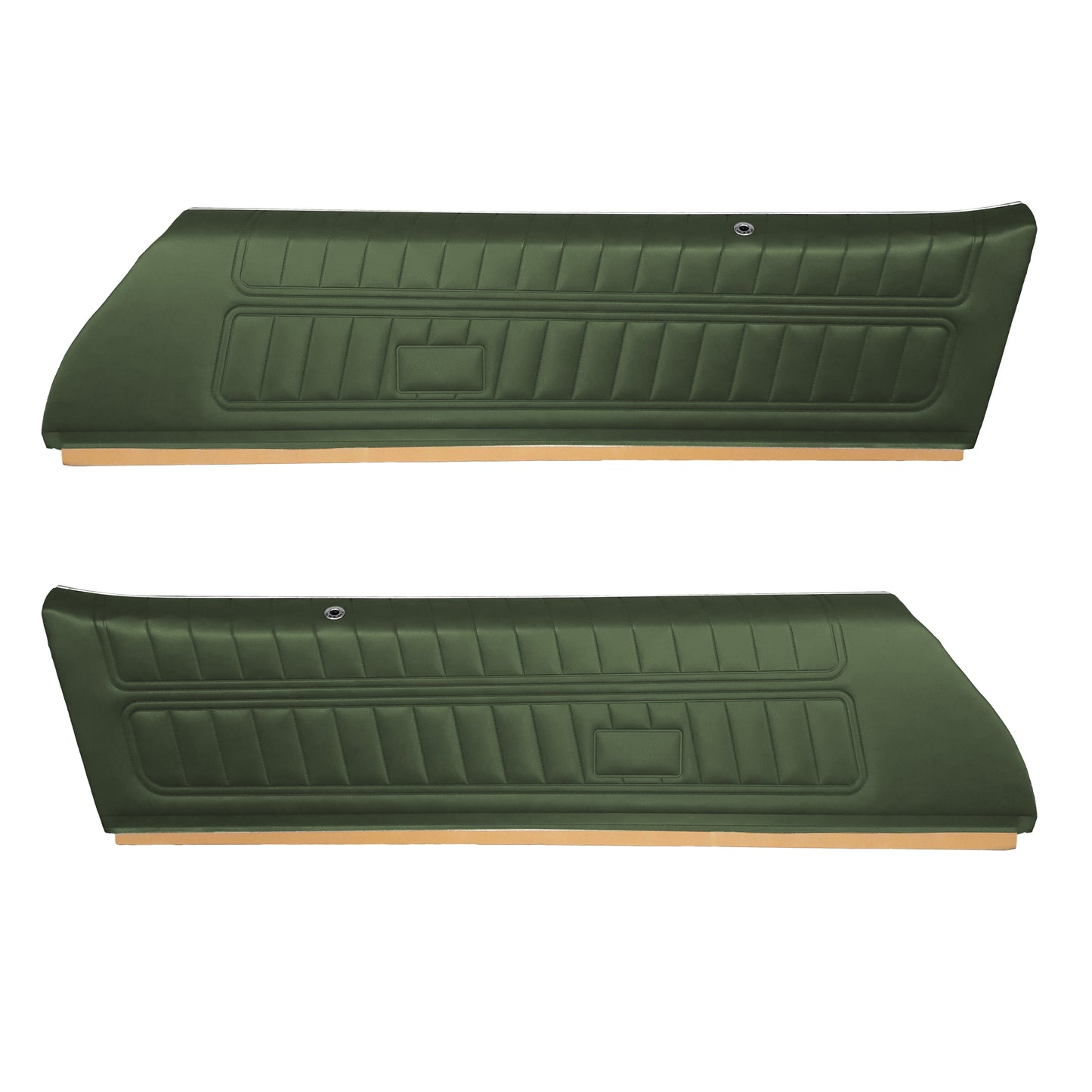 72 FIREBIRD/TRANS AM "STANDARD" UPPER DOOR PANELS (PRE-ASSEMBLED) - GREEN