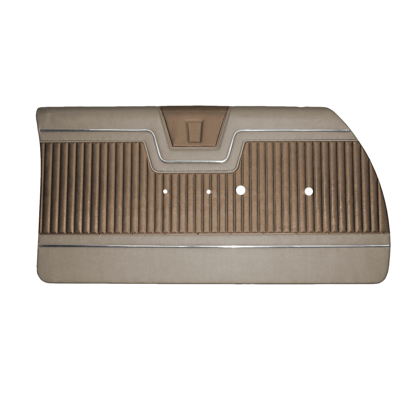 64 FURY FRONT DOOR PANELS (UNASSEMBLED) - SRM DARK BROWN/FAWN TAN