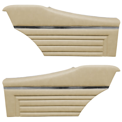 71 SKYLARK/GS "STANDARD" SPORT COUPE REAR PANELS (PRE-ASSEMBLED) - SANDALWOOD