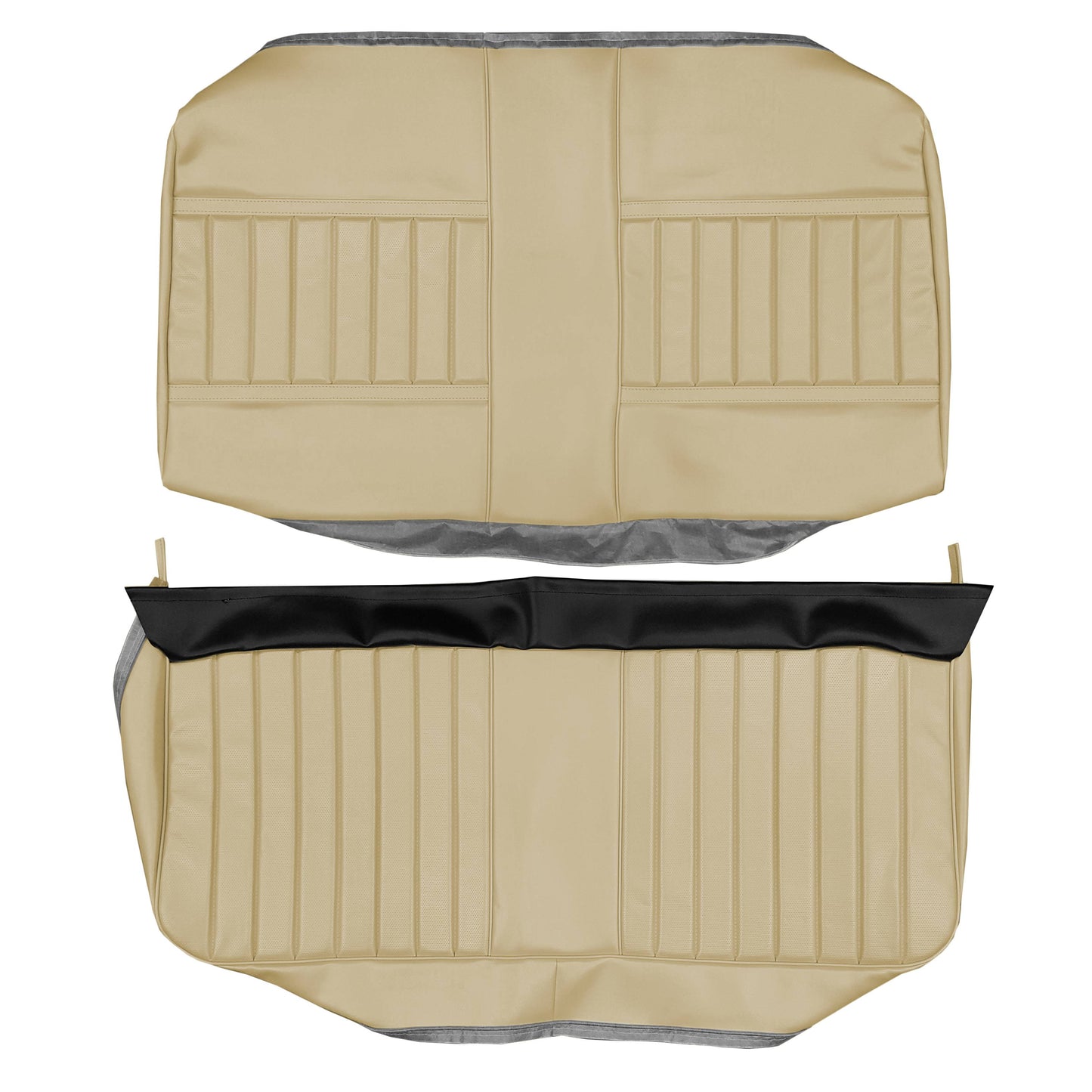 71 SKYLARK/GS "DELUXE" CONVERTIBLE REAR UPHOLSTERY - SANDALWOOD