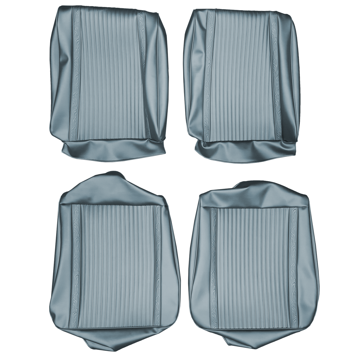 66 SATELLITE BUCKET SEAT UPHOLSTERY - BLUE