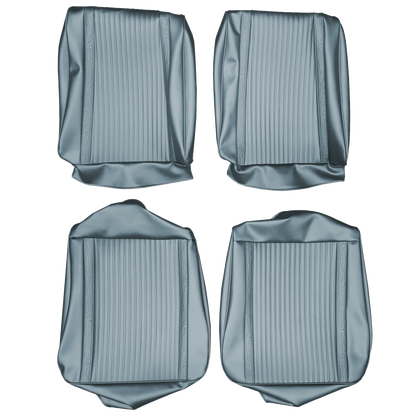 66 SATELLITE BUCKET SEAT UPHOLSTERY - BLUE