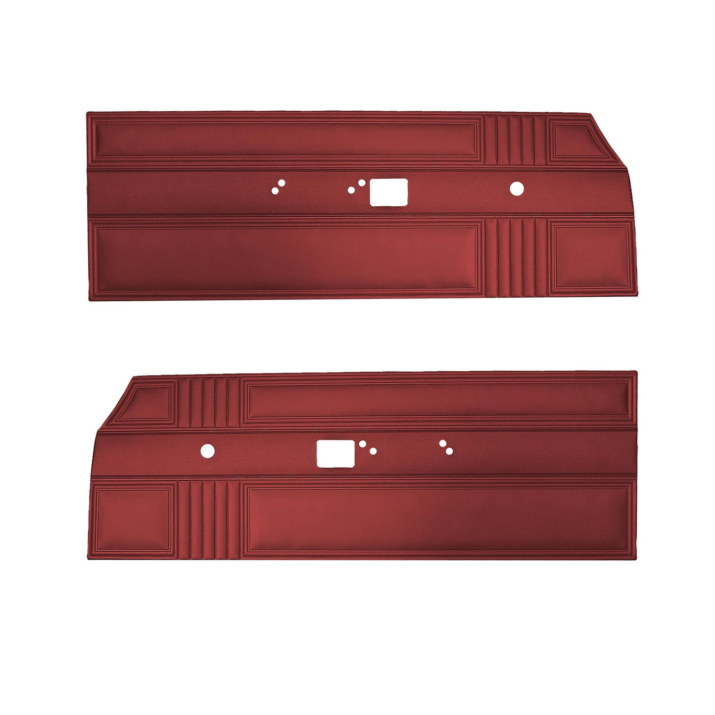 67 BELVEDERE II FRONT DOOR PANELS - RED