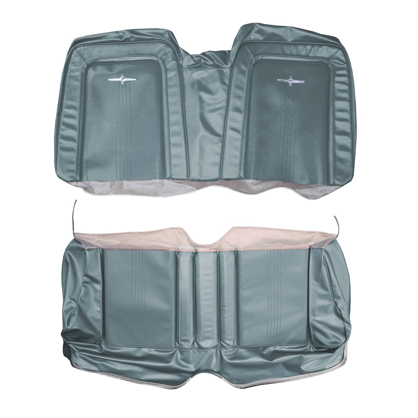 64 CHRYSLER 300/300K CONVERTIBLE REAR UPHOLSTERY - BLUE