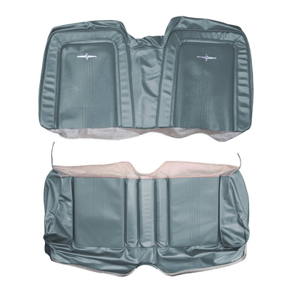 64 CHRYSLER 300/300K CONVERTIBLE REAR UPHOLSTERY - BLUE