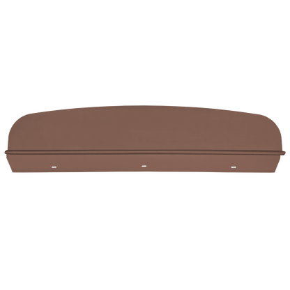 64 DODGE/PLYMOUTH B-BODY HARDTOP PACKAGE TRAY W/O SPEAKER CUT-OUTS - DARK COPPER