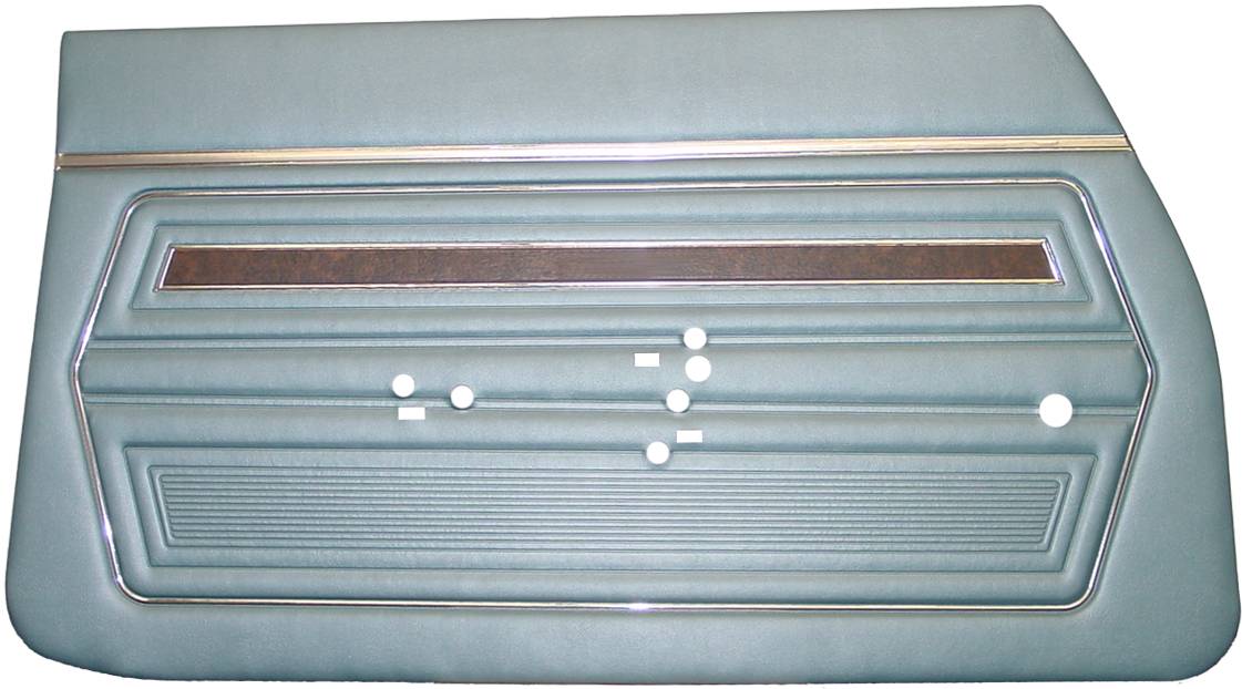70 F-85 FRONT DOOR PANELS (UNASSEMBLED) - BLUE
