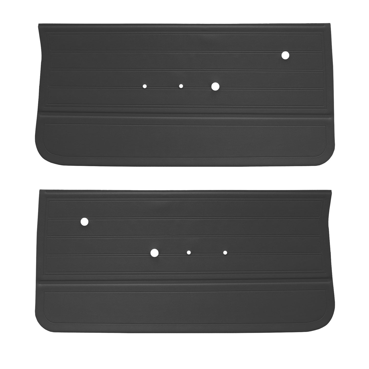 65 CHEVELLE/MALIBU FRONT DOOR PANELS - BLACK