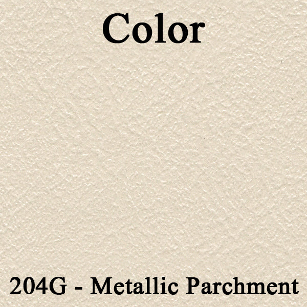 68 GM A-BODY HTP/COUPE REAR ARMREST PADS - PARCHMENT