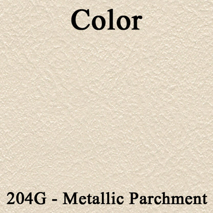68 GM A-BODY HTP/COUPE REAR ARMREST PADS - PARCHMENT