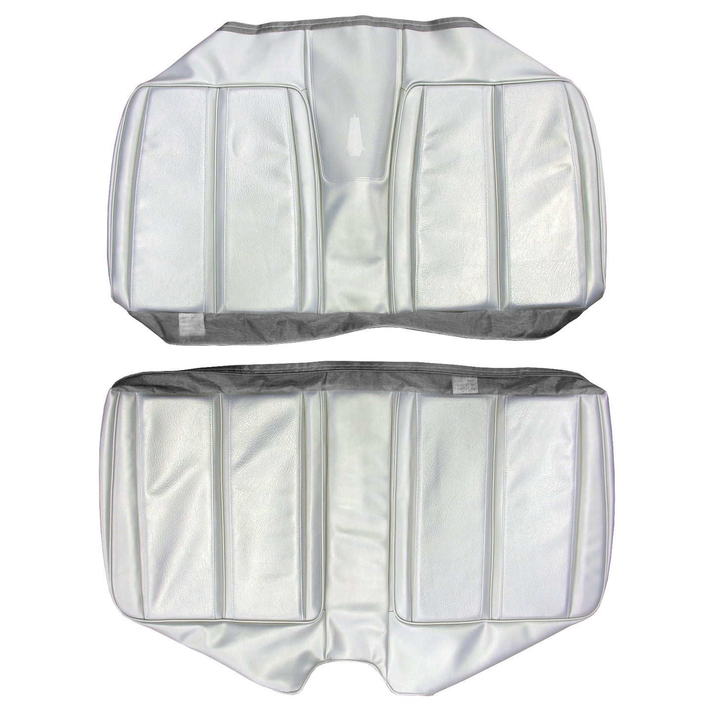 68 SPORT SATELLITE/GTX CONV. REAR UPHOLSTERY - PEARL WHITE