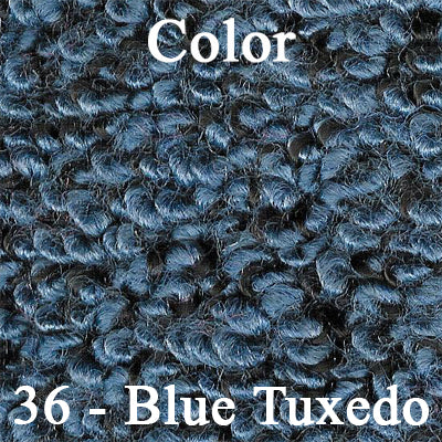 1963-1964 PLYMOUTH BELVEDERE/FURY/SAVOY/SPORT FURY/DODGE 330/DODGE 440/POLARA/POLARA 500 4-SPEED MANUAL LOOP CARPET KIT - BLUE TUXEDO