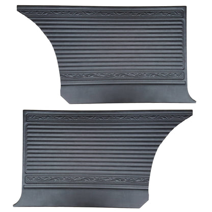 66 SATELLITE HARDTOP REAR PANELS - BLACK
