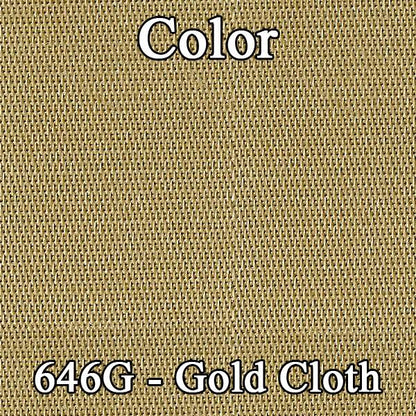70 CUTLASS SUPREME CLOTH BENCH W/C.A.R. SRM GOLD CLOTH/GOLD