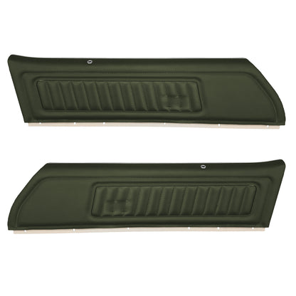 72 FIREBIRD/TRANS AM "DELUXE" UPPER DOOR PANELS (PRE-ASSEMBLED) - GREEN