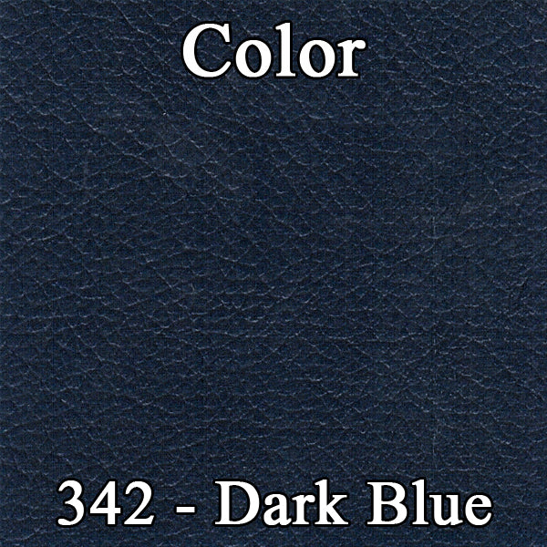 73 Barracuda/ Challenger Bkt Upholstery - Dk Blue/Br Blue