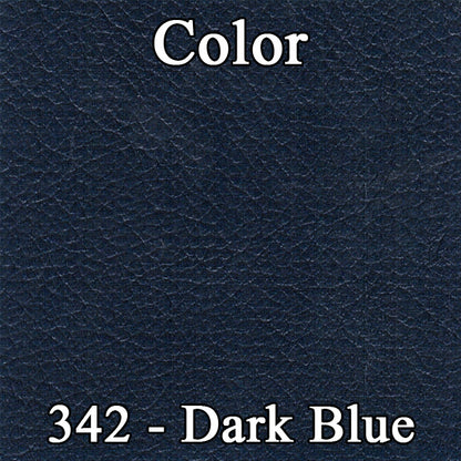 73 BARRACUDA/CHALLENGER HARDTOP REAR UPHOLSTERY - DARK BLUE/BRIGHT BLUE