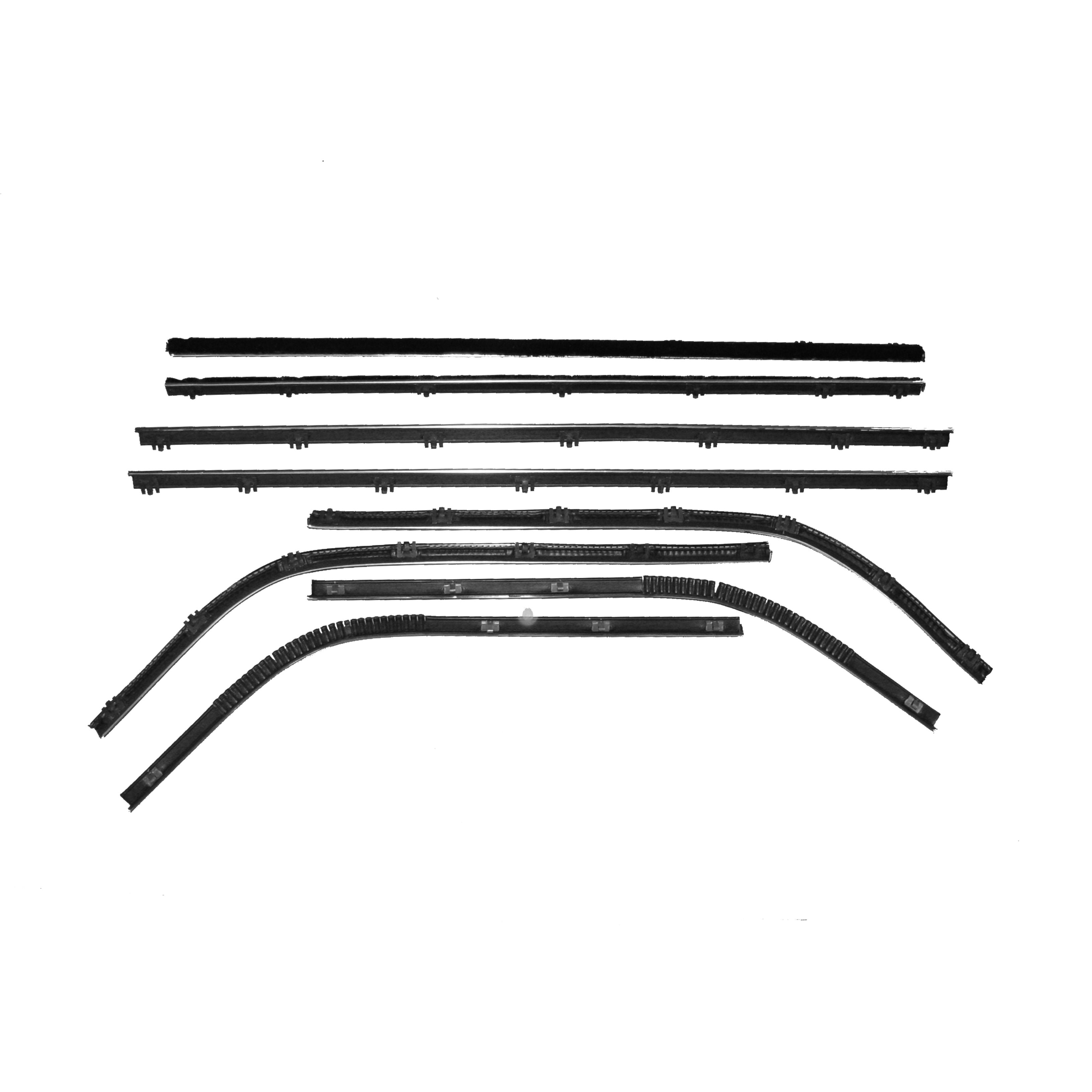 67/69 FSTBK WINDOW SWEEPS(8PC) Legendary Auto Interiors