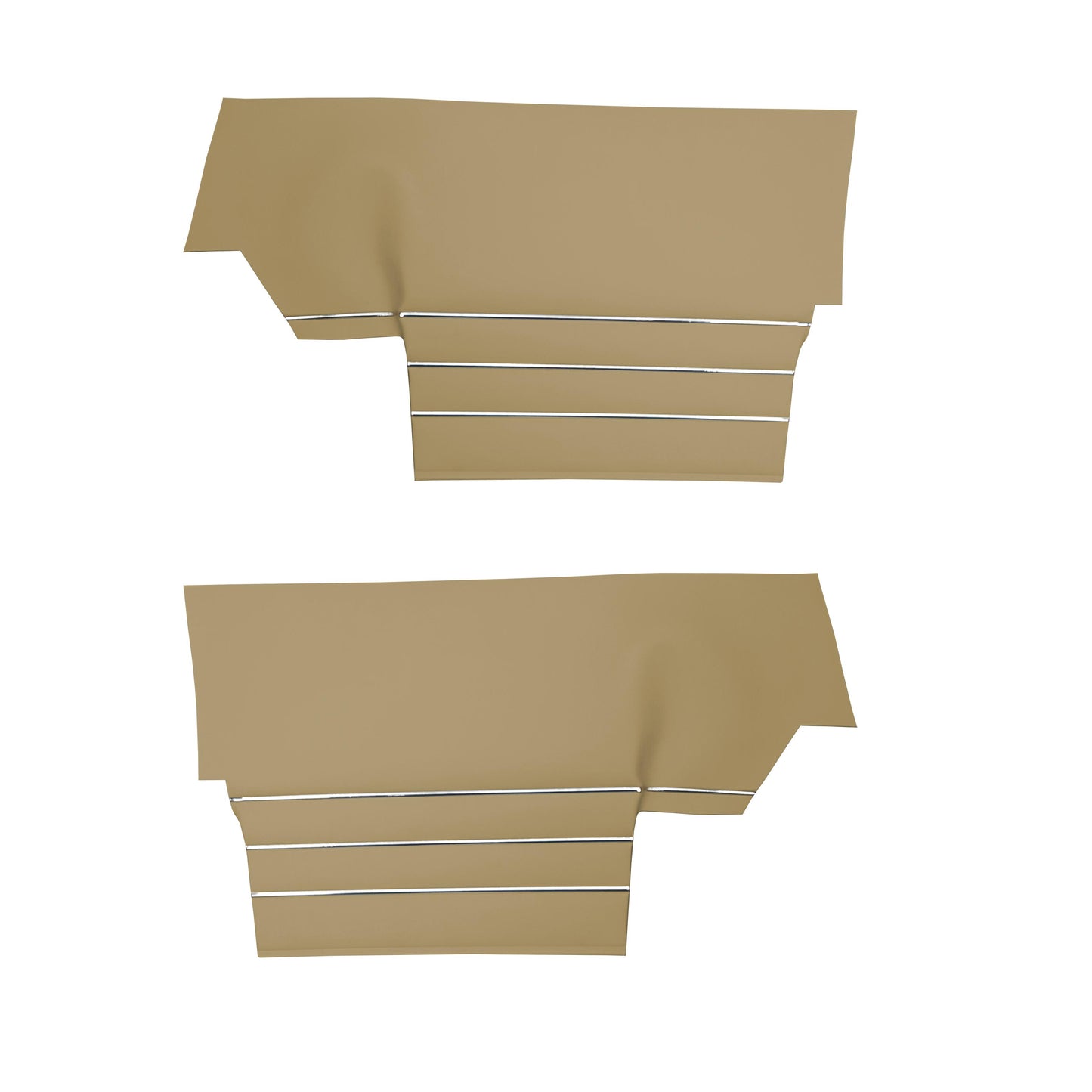 68 SKYLARK/GS "DELUXE" CONVERTIBLE REAR PANELS (UNASSEMBLED) - BUCKSKIN