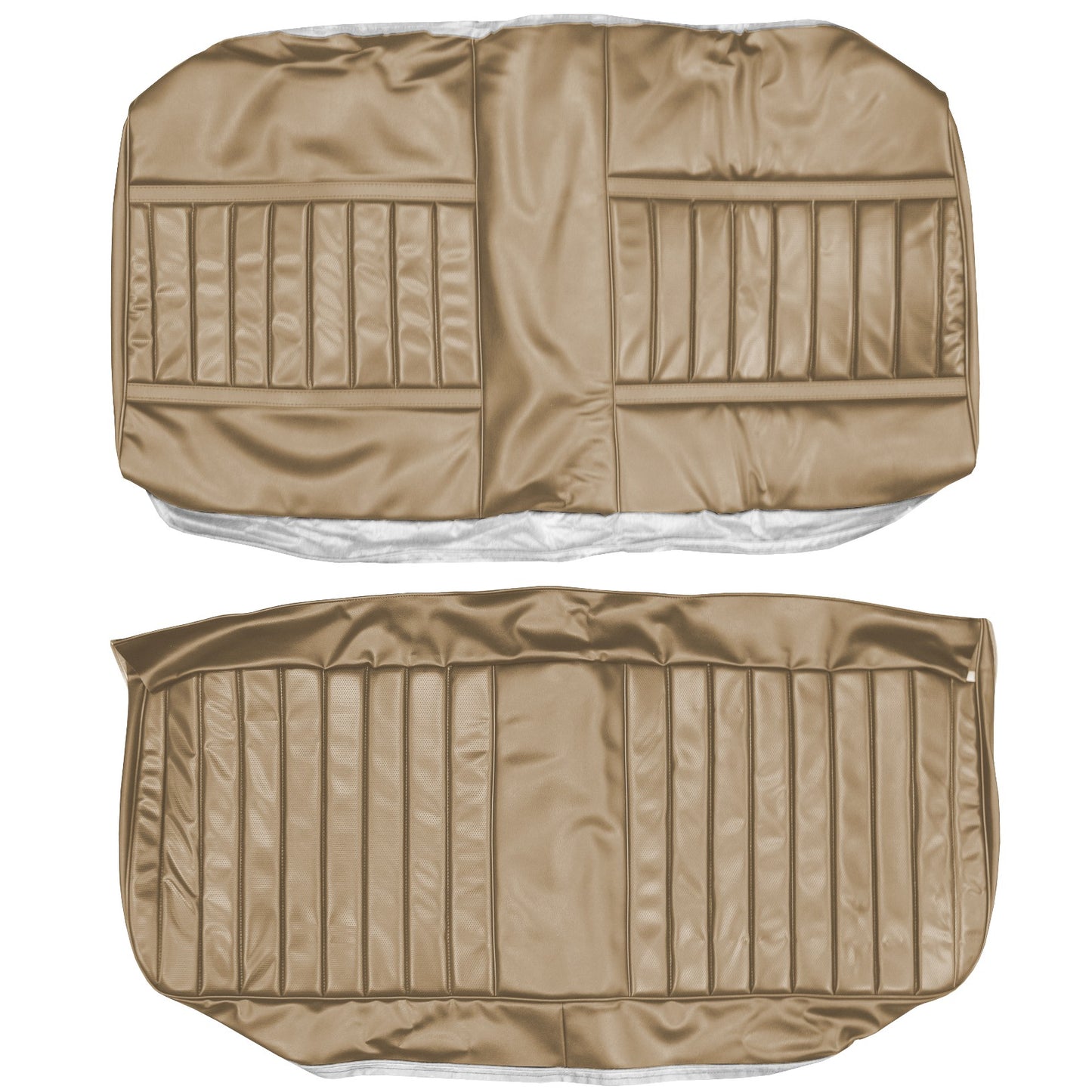 71 SKYLARK/GS "DELUXE" SPORT COUPE REAR UPHOLSTERY - SANDALWOOD