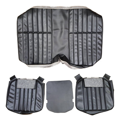 73-75 CAMARO "STANDARD" HTP REAR UPHOLSTERY - BLACK