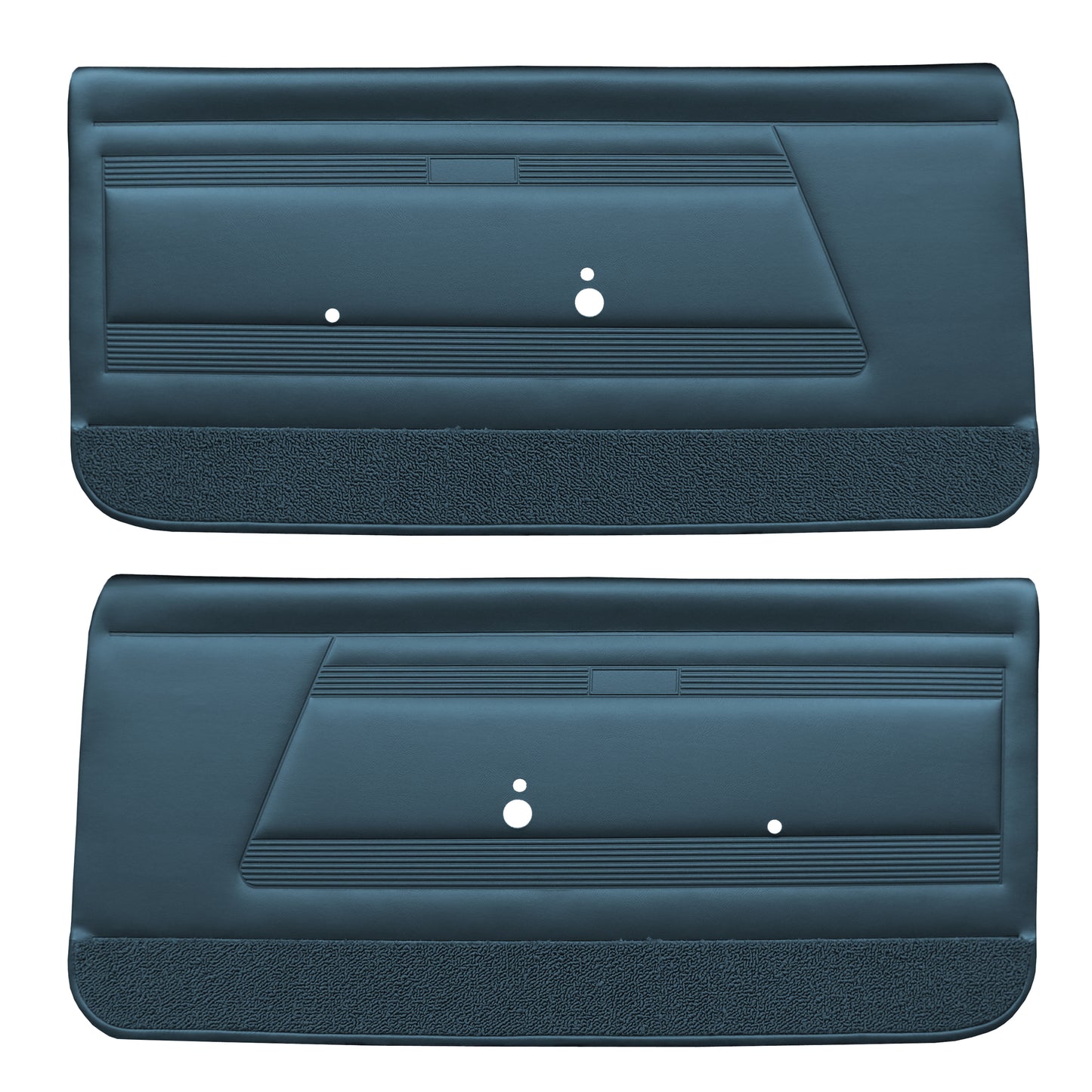 68 FIREBIRD "STANDARD" FRONT DOOR PANELS (UNASSEMBLED) - BLUE