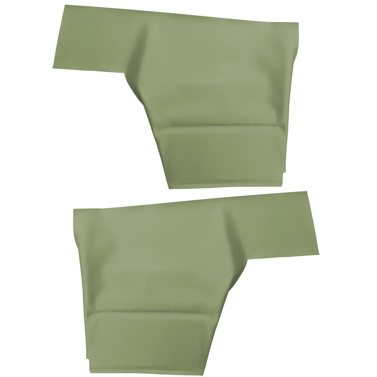 69 CAMARO "DELUXE" CONVERTIBLE REAR PANELS - LIGHT GREEN