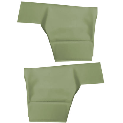 69 CAMARO "DELUXE" CONVERTIBLE REAR PANELS - LIGHT GREEN