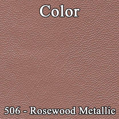 64 SPORT FURY FRONT DOOR PANELS (UNASSEMBLED) - COPPER W/ SRM ROSEWOOD ACCENT