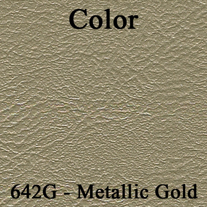 65 GTO/LEMANS BUCKET SEAT UPHOLSTERY - GOLD