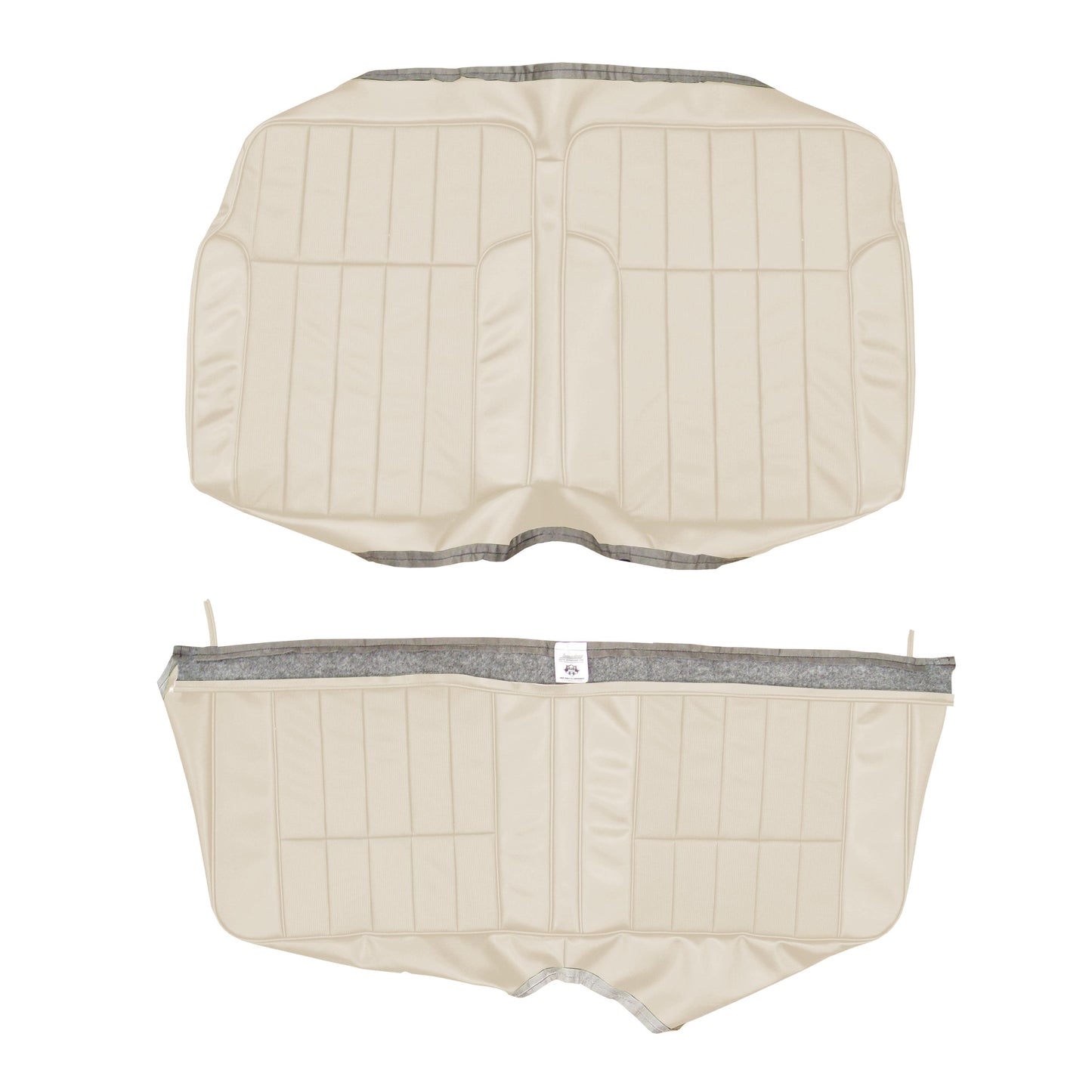 69 FIREBIRD/TRANS AM "DELUXE" FOLD-DOWN REAR UPHOLSTERY - PARCHMENT