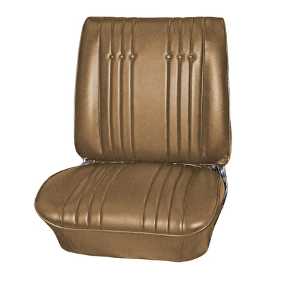 65 SKYLARK/GS SPT CPE/CNV BUCKET SEAT UPHOLSTERY - SRM SADDLE