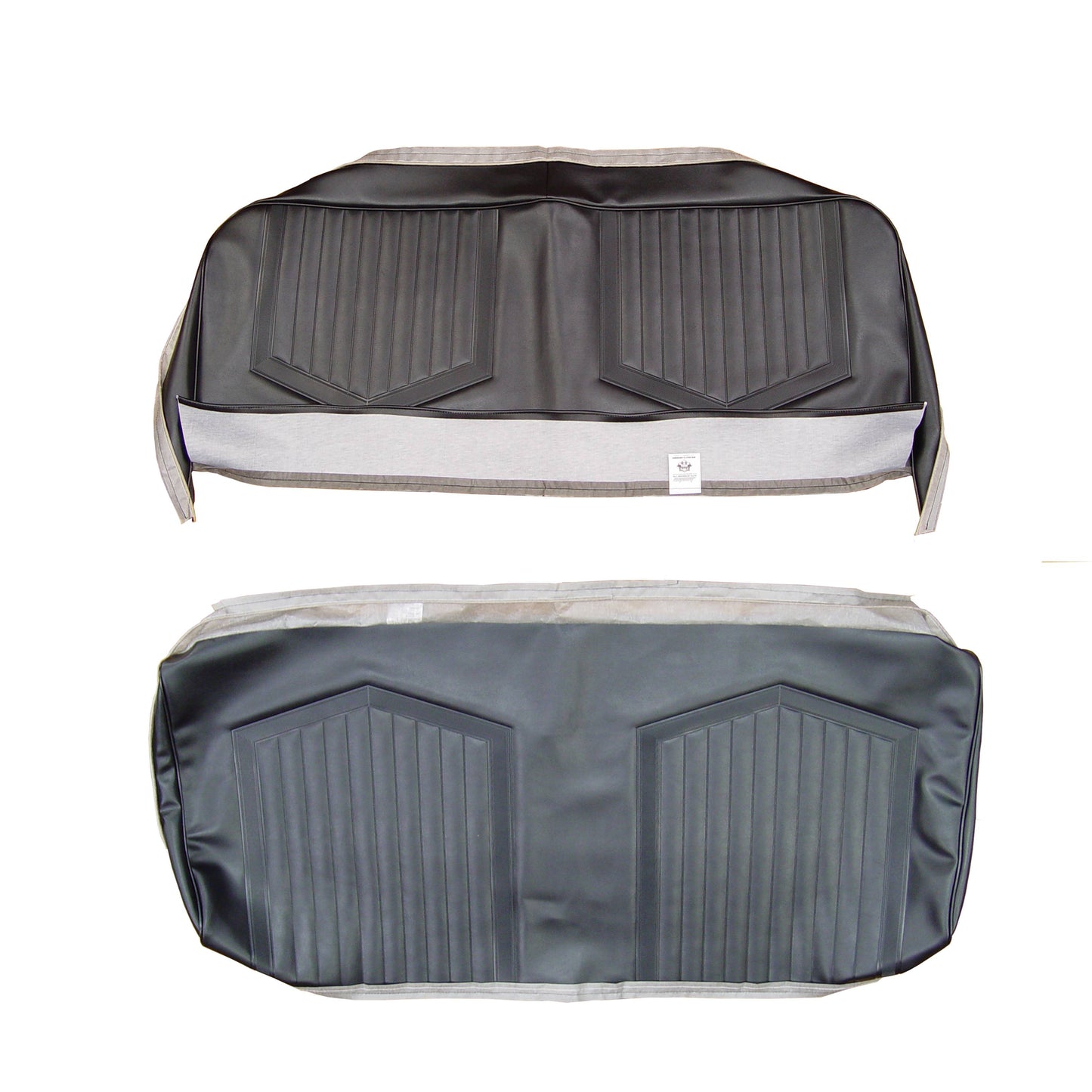 71 SKYLARK/GS "STANDARD" SPORT COUPE REAR UPHOLSTERY - BLACK
