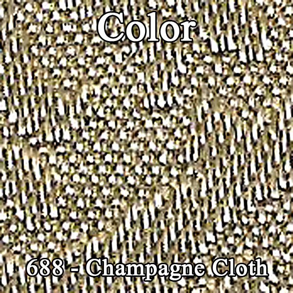 69 CHRYSLER 300 HARDTOP REAR CLOTH UPHOLSTERY - SRM TAN CLOTH/BEIGE