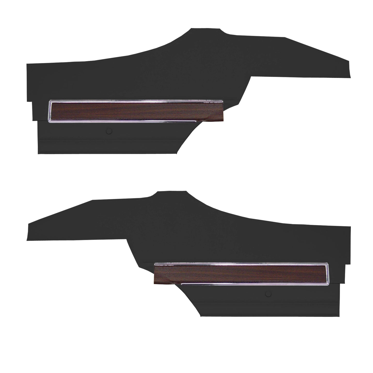72 CUTLASS 'S'/442 HARDTOP COUPE REAR PANELS (UNASSEMBLED) - BLACK